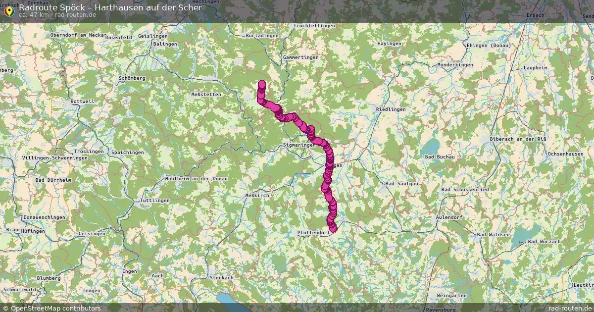 Fahrradroute Spöck – Harthausen Auf Der Scher (47 km) – Rad-Routen.de