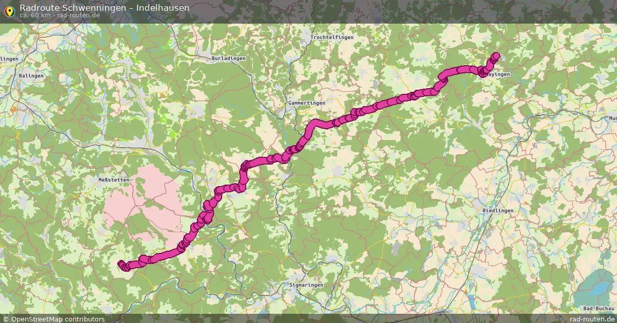 Radtour Schwenningen – Indelhausen