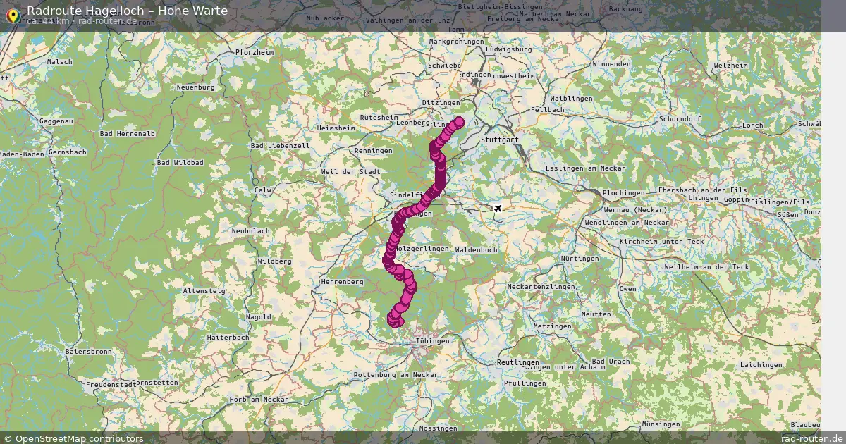 Radtour Hagelloch – Hohe Warte
