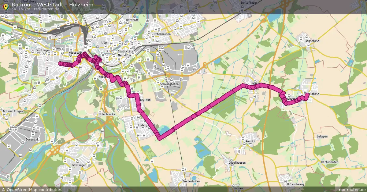 Radtour Weststadt – Holzheim