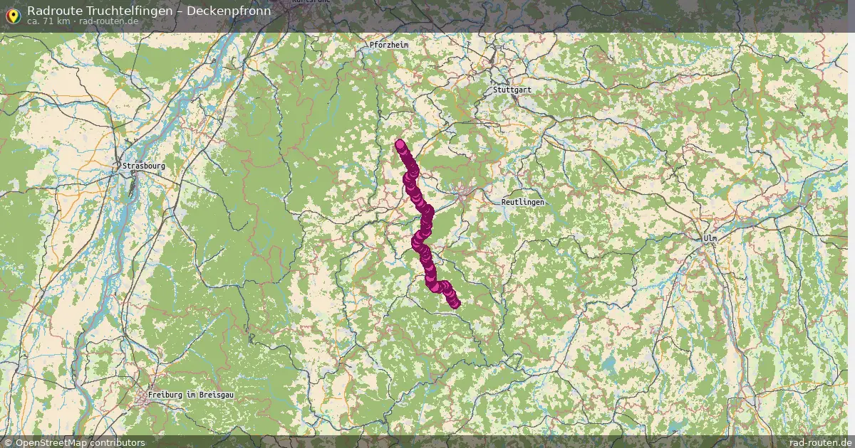 Radtour Truchtelfingen – Deckenpfronn