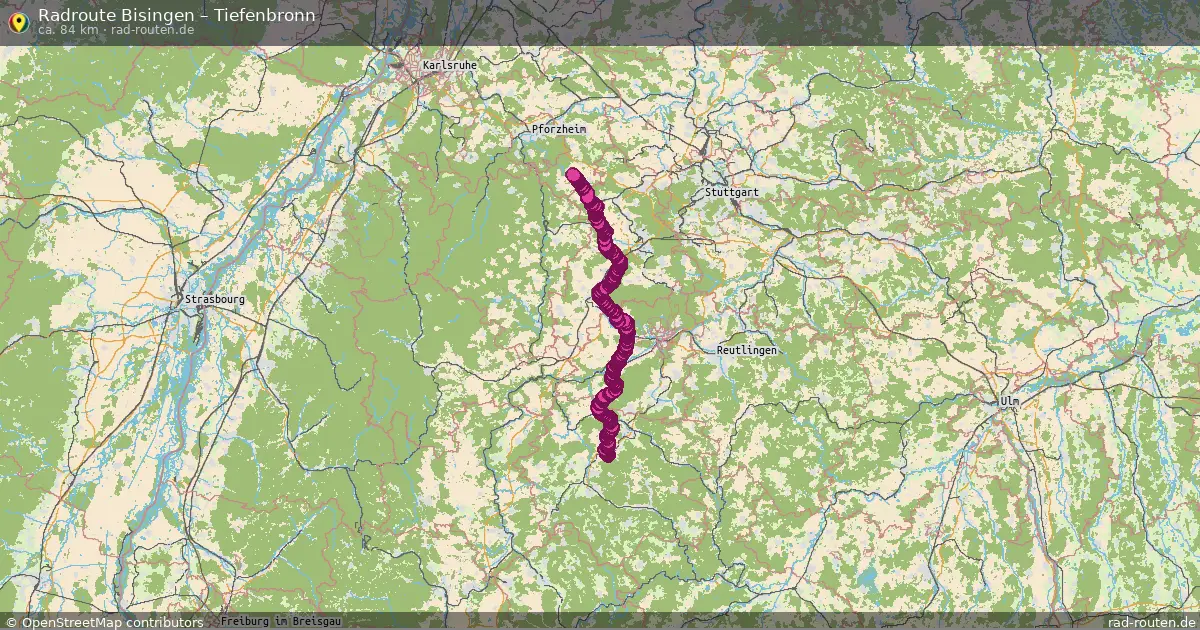 Radtour Bisingen – Tiefenbronn