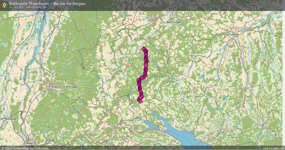 Radtour Thanheim – Reute Im Hegau