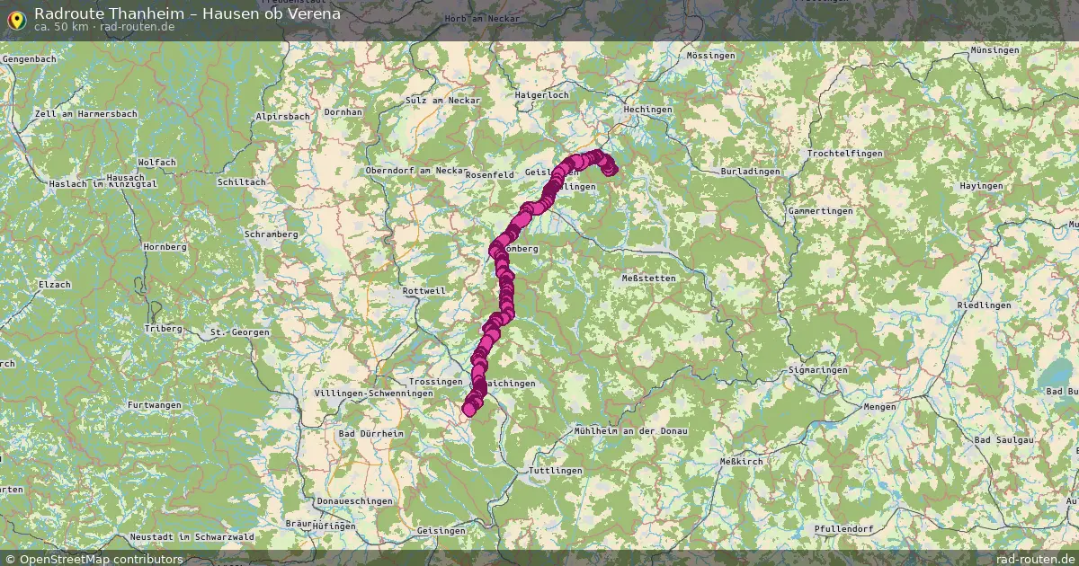 Radtour Thanheim – Hausen Ob Verena