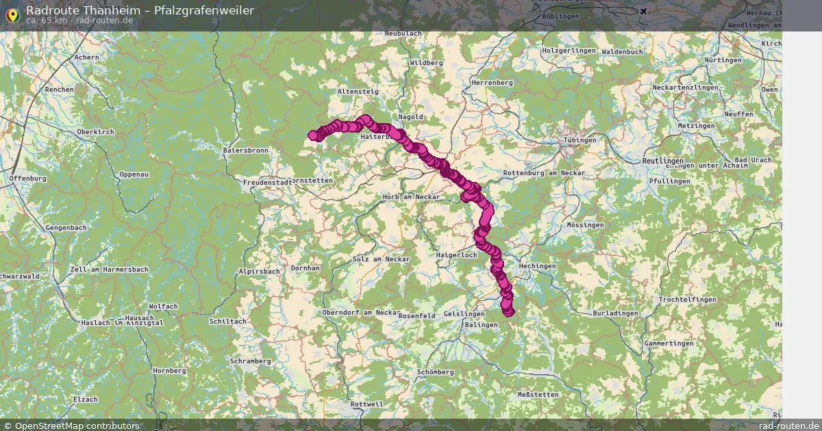 Radtour Thanheim – Pfalzgrafenweiler