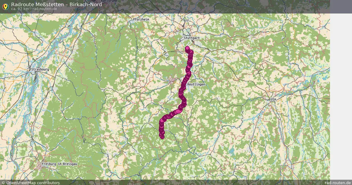 Radtour Meßstetten – Birkach-Nord