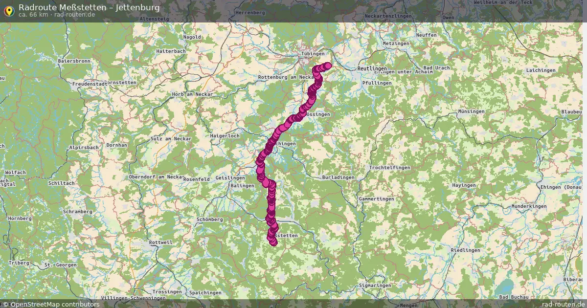Radtour Meßstetten – Jettenburg