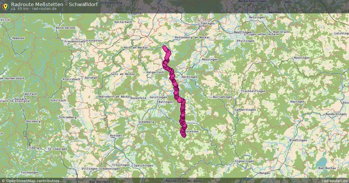Radtour Meßstetten – Schwalldorf