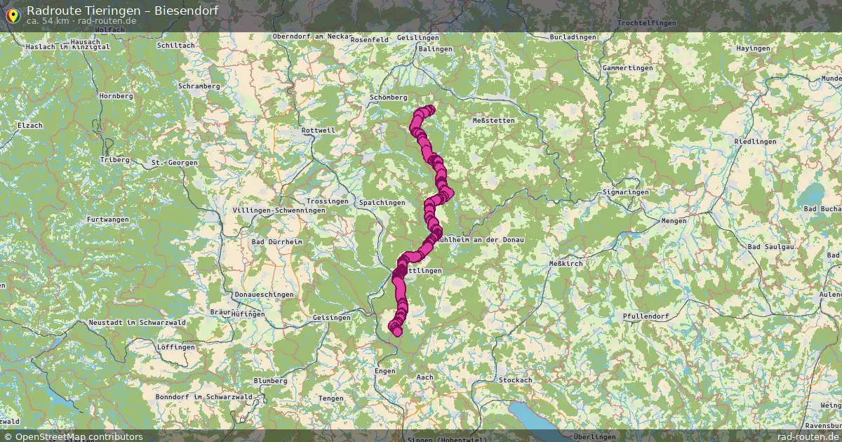 Radtour Tieringen – Biesendorf