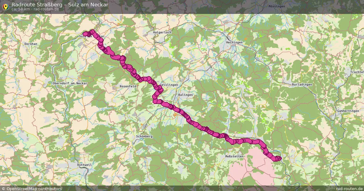 Radtour Straßberg – Sulz Am Neckar