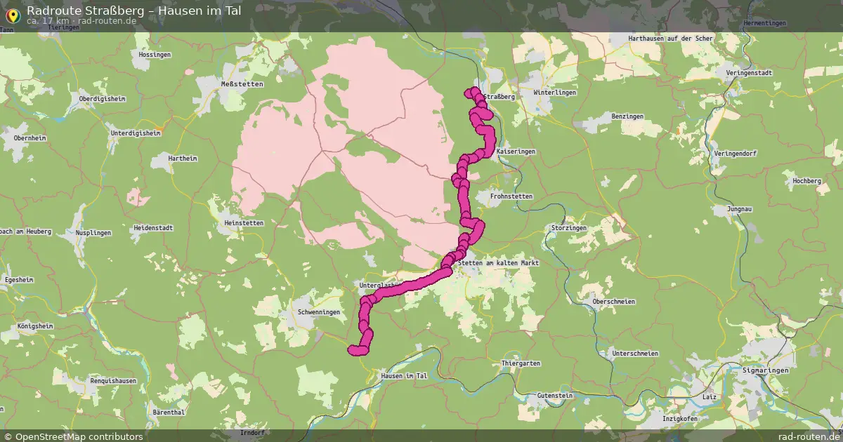 Radtour Straßberg – Hausen Im Tal