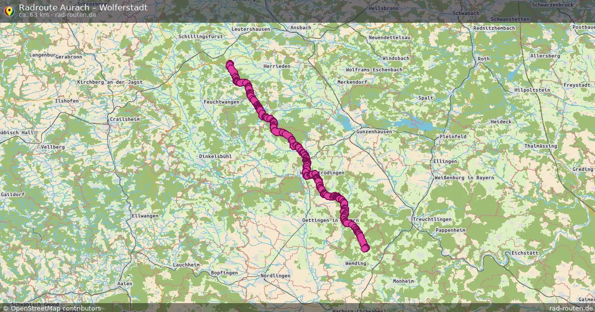 Radtour Aurach – Wolferstadt