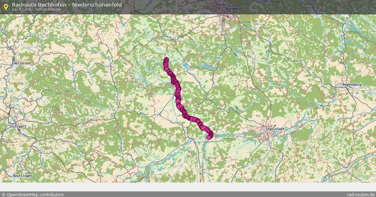 Radtour Bechhofen – Niederschönenfeld