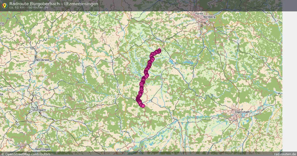 Radtour Burgoberbach – Utzmemmingen