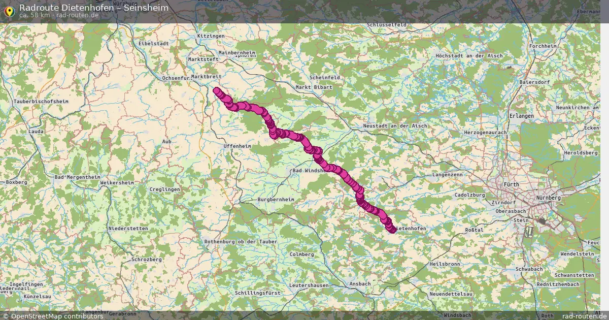 Radtour Dietenhofen – Seinsheim