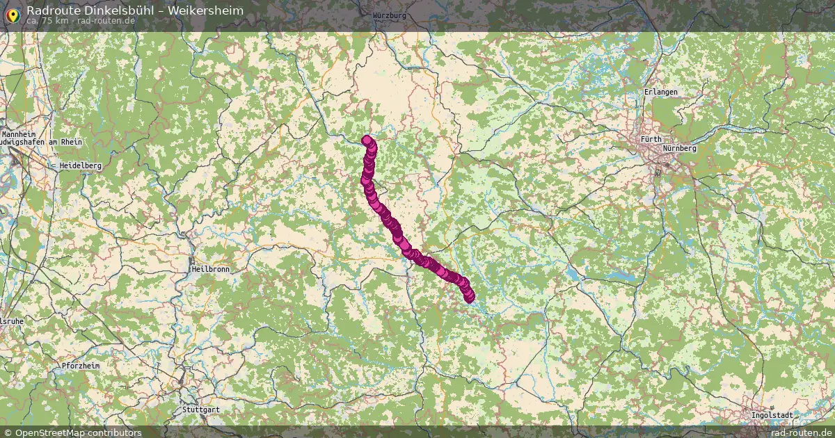 Radtour Dinkelsbühl – Weikersheim