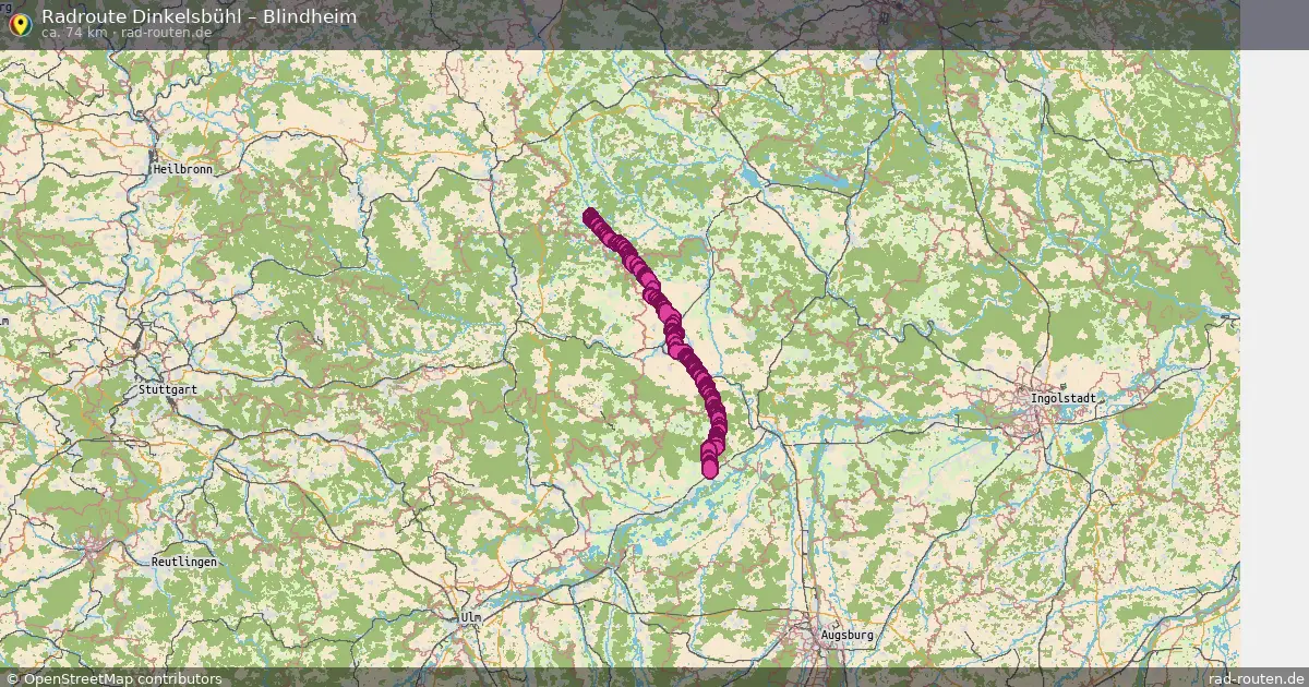 Radtour Dinkelsbühl – Blindheim