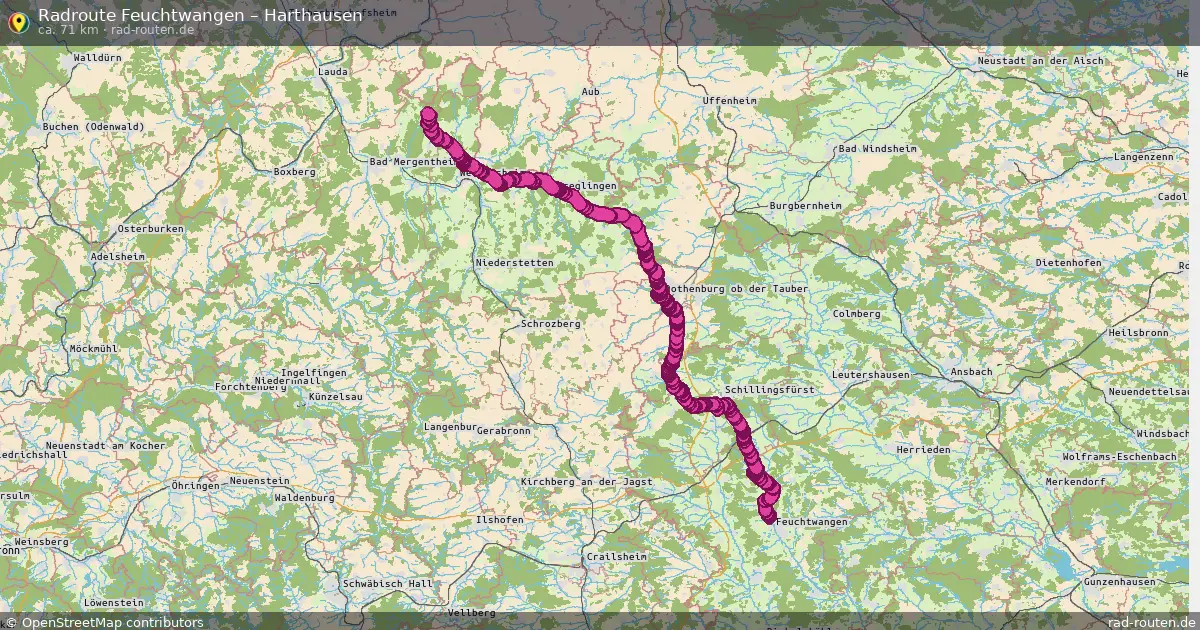 Radtour Feuchtwangen – Harthausen