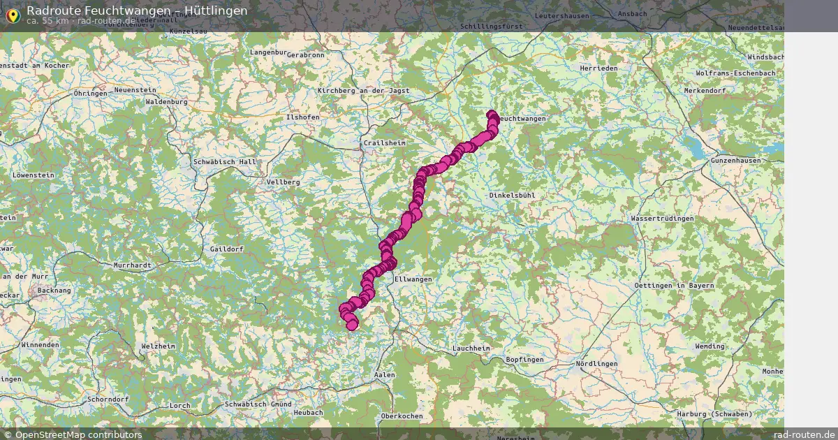 Radtour Feuchtwangen – Hüttlingen