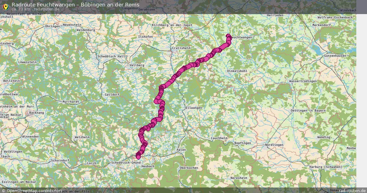Radtour Feuchtwangen – Böbingen An Der Rems