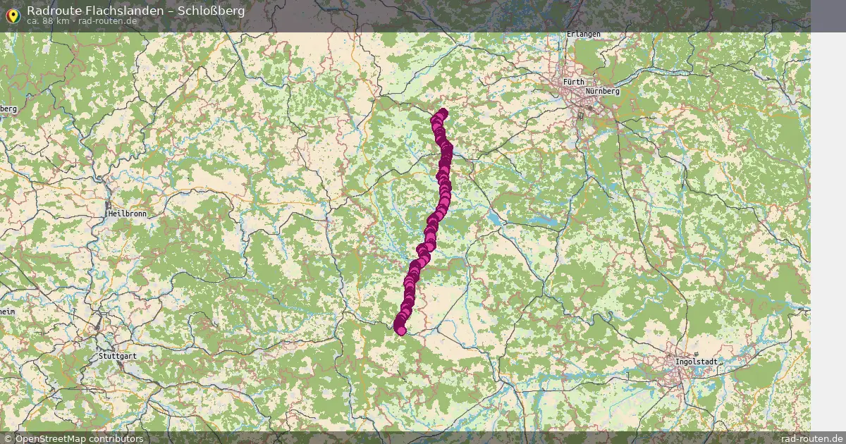 Radtour Flachslanden – Schloßberg