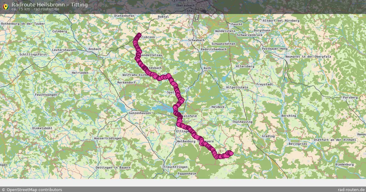 Radtour Heilsbronn – Titting