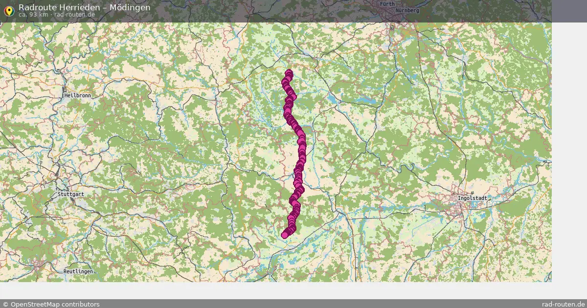 Radtour Herrieden – Mödingen