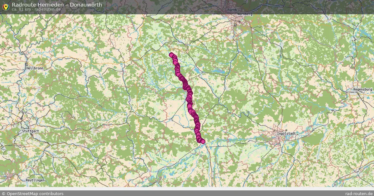 Radtour Herrieden – Donauwörth