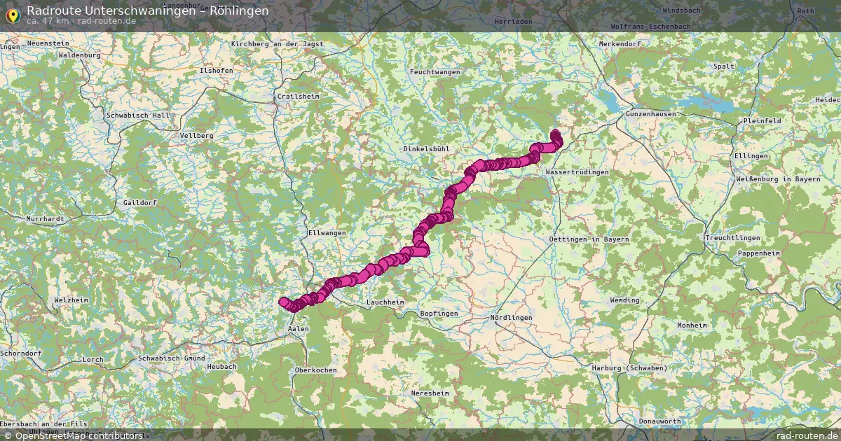 Radtour Unterschwaningen – Röhlingen