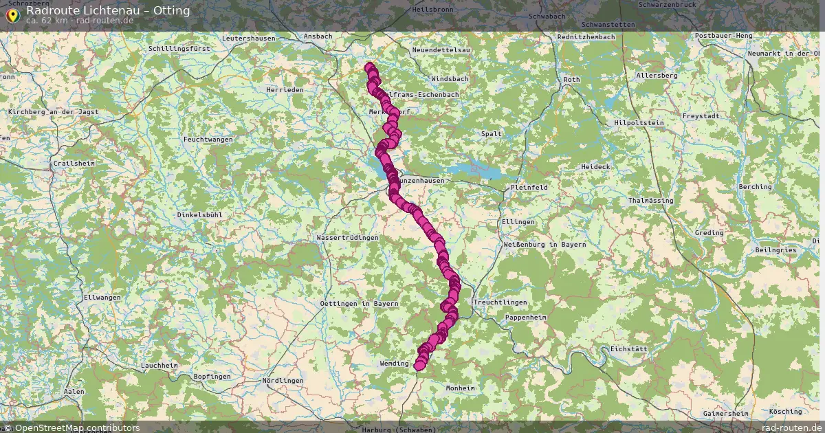 Radtour Lichtenau – Otting