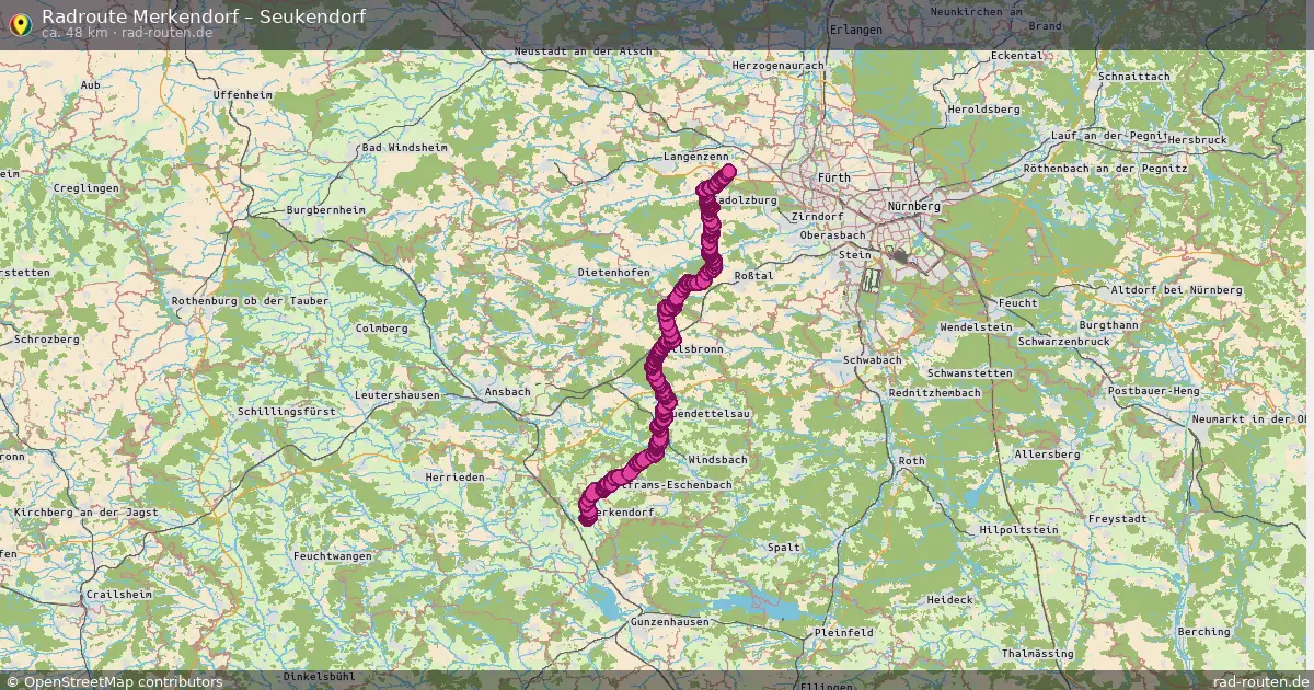 Radtour Merkendorf – Seukendorf
