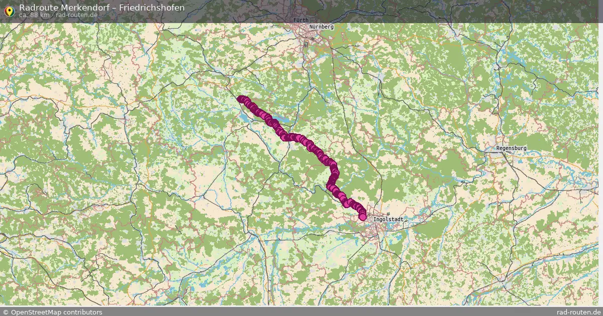 Radtour Merkendorf – Friedrichshofen