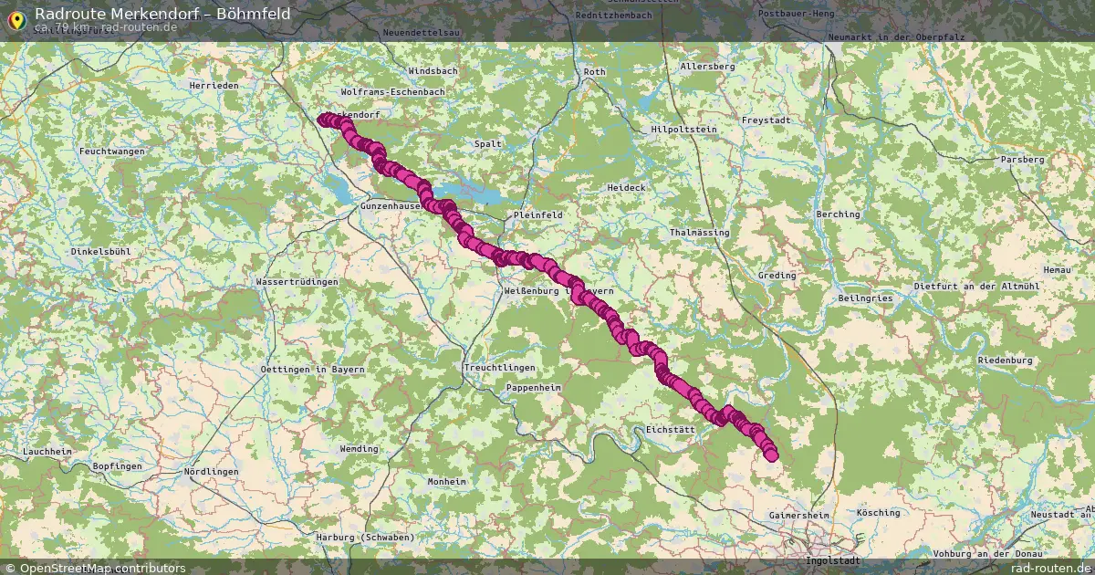 Radtour Merkendorf – Böhmfeld