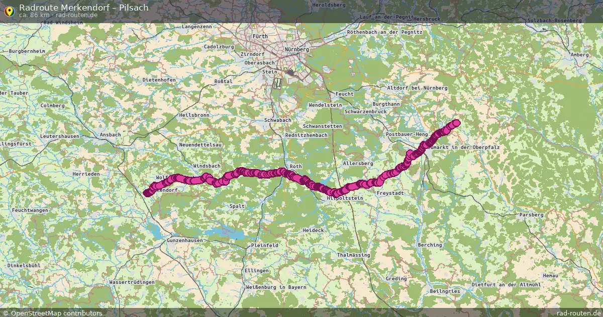Radtour Merkendorf – Pilsach