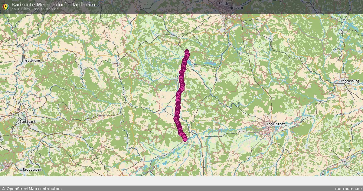 Radtour Merkendorf – Tapfheim