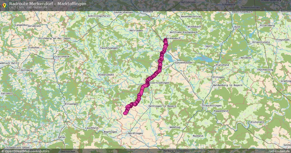 Radtour Merkendorf – Marktoffingen