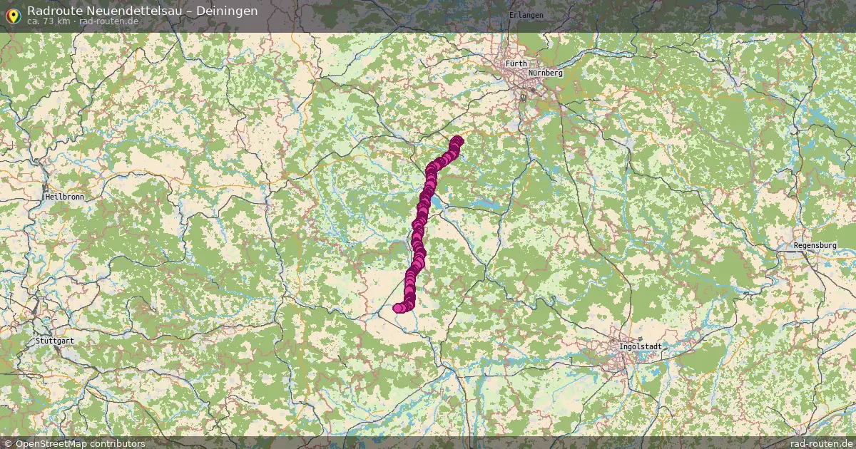 Radtour Neuendettelsau – Deiningen