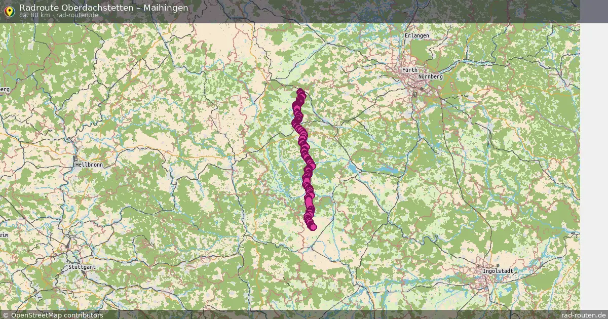 Radtour Oberdachstetten – Maihingen