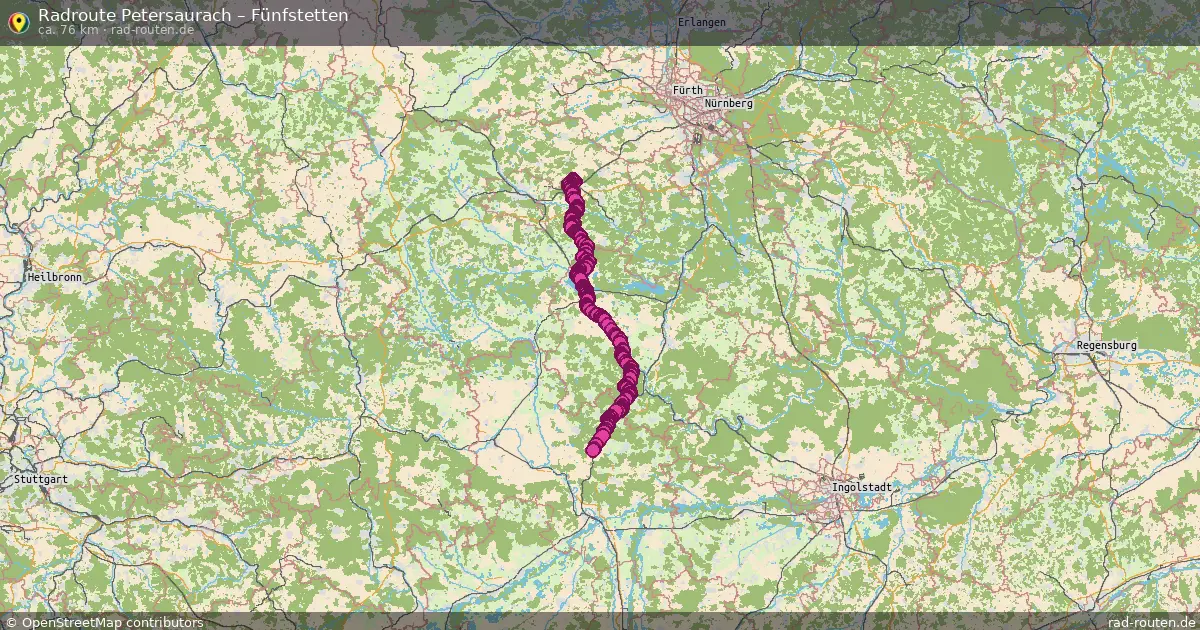 Radtour Petersaurach – Fünfstetten