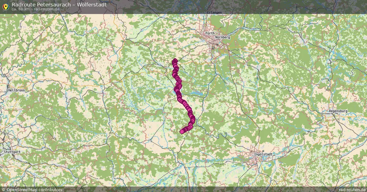 Radtour Petersaurach – Wolferstadt