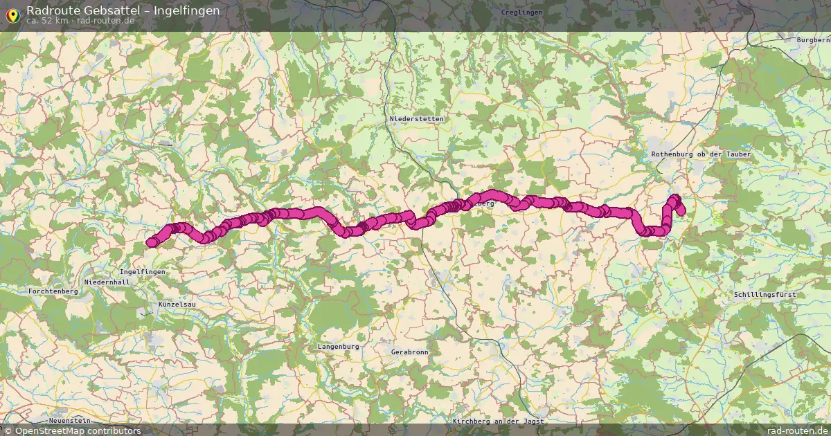 Radtour Gebsattel – Ingelfingen