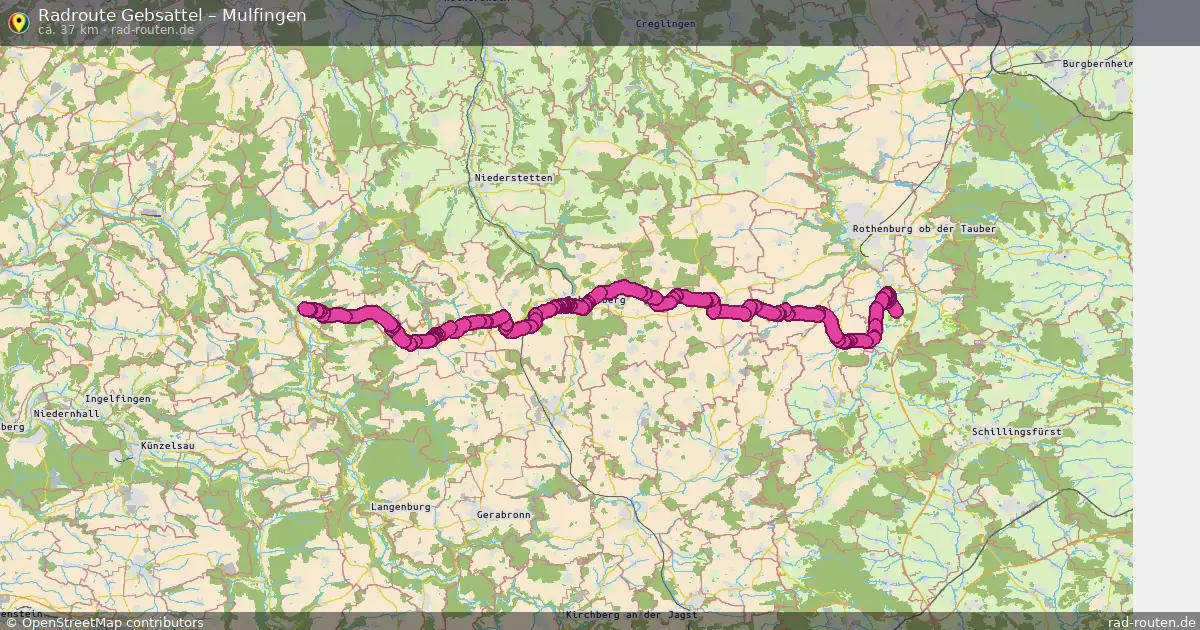 Radtour Gebsattel – Mulfingen