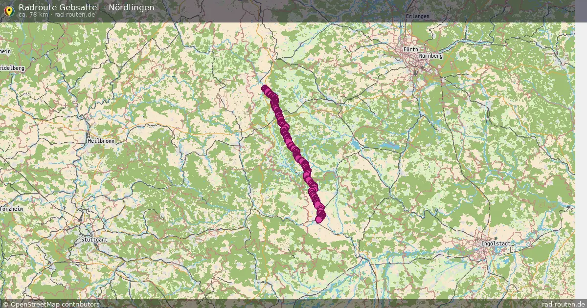 Radtour Gebsattel – Nördlingen