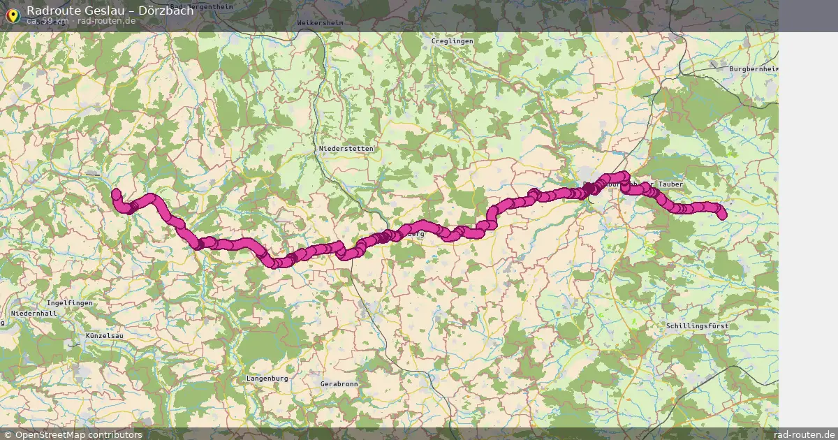 Radtour Geslau – Dörzbach