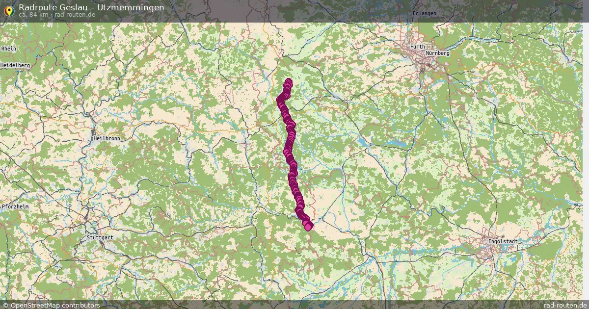 Radtour Geslau – Utzmemmingen
