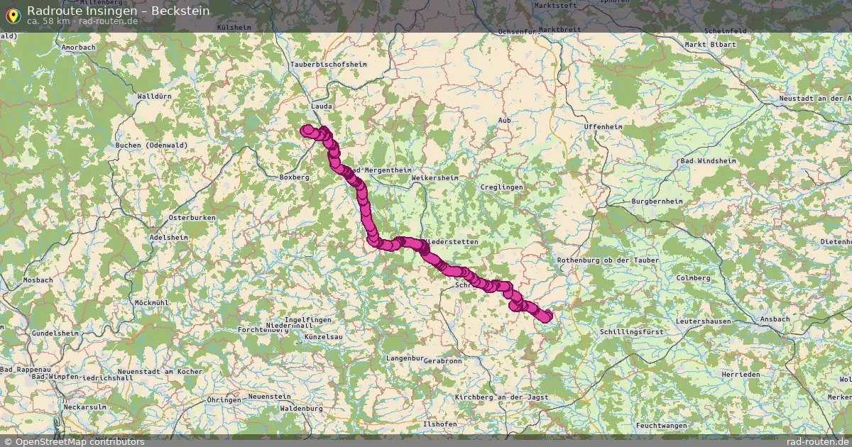 Radtour Insingen – Beckstein
