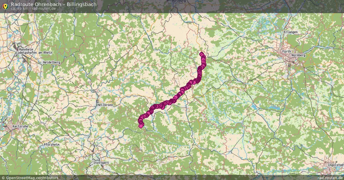 Radtour Ohrenbach – Obersontheim