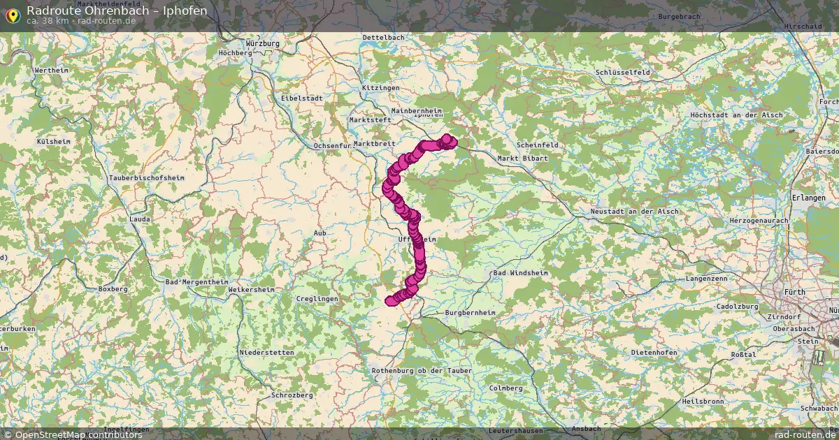 Radtour Ohrenbach – Iphofen