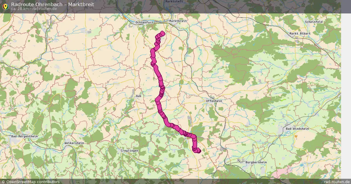 Radtour Ohrenbach – Marktbreit