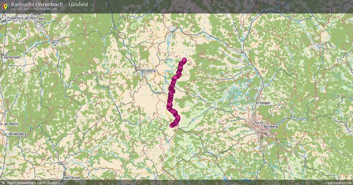 Radtour Ohrenbach – Lülsfeld